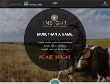 Tablet Screenshot of insightmarketingdesign.com